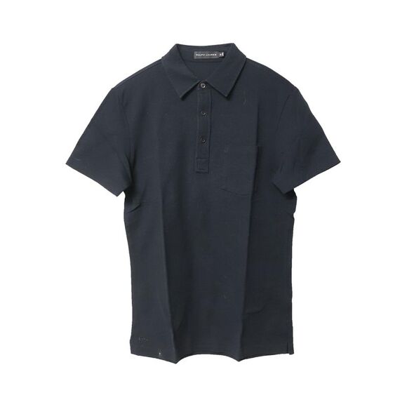 Pre Loved Ralph Lauren Vintage Ralph Lauren Polo Shirt in Black Cotton Men - Picture 1 of 4
